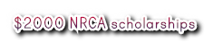 $2000 NRCA scholarships